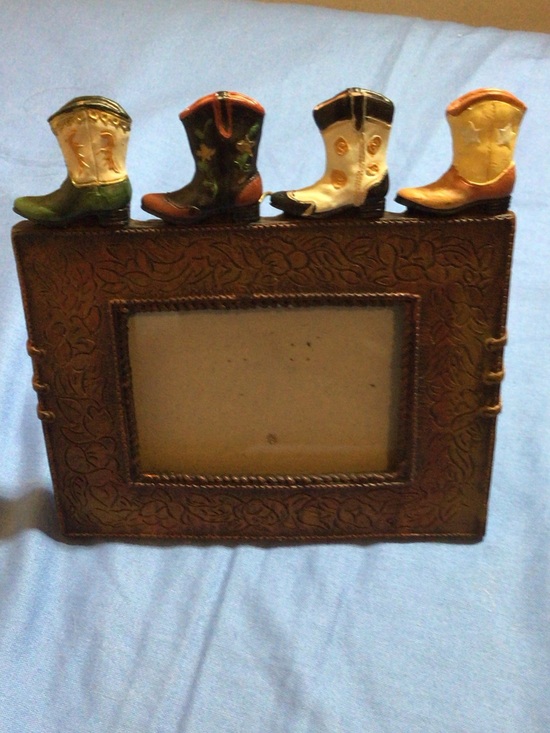 Other - Cowboy Boots Picture Frame